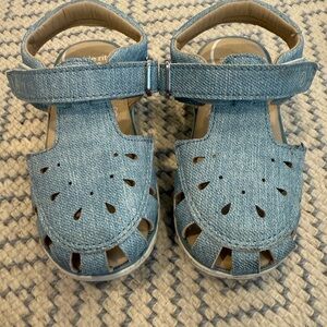 Stride Rite Denim Blue Jenna Sandal